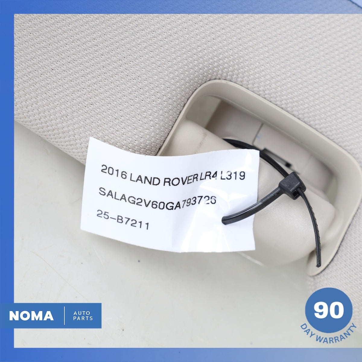 10-16 Land Rover L319 LR4 Sun Visor Sunvisor Right Passenger Side Gray OEM - photo 18