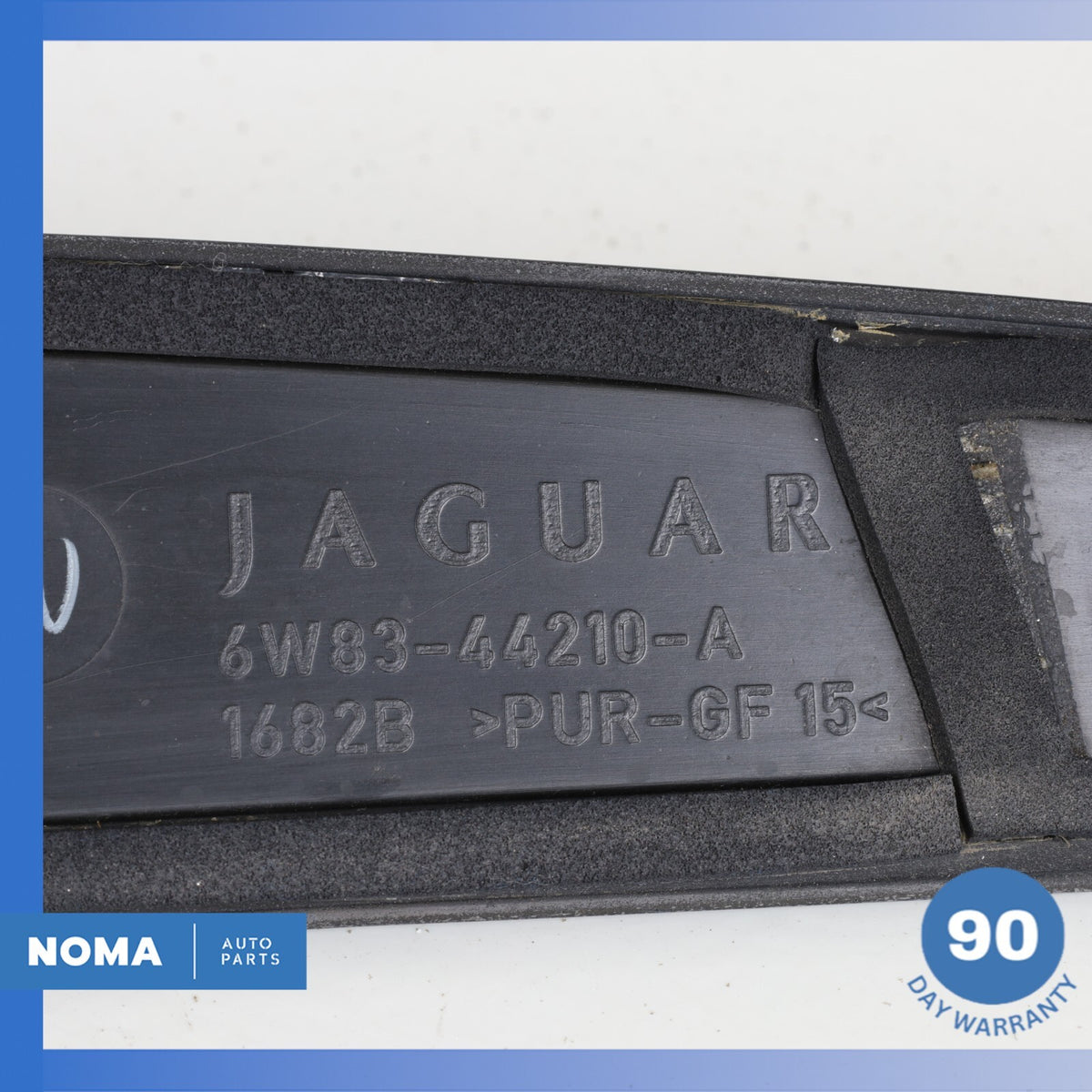 07-15 Jaguar X150 XK XKR Trunk Lid Molding Trim Spoiler Wing Ebony Black OEM - photo 13
