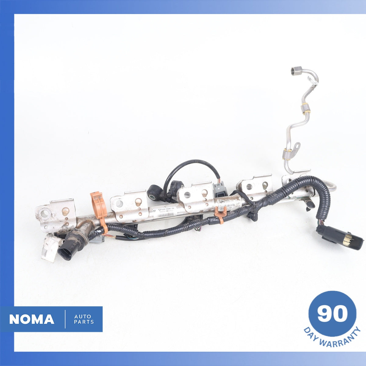 14-17 RR Evoque L538 2.0 Engine Motor Fuel Injector Rail w/ Injectors OEM - photo 18