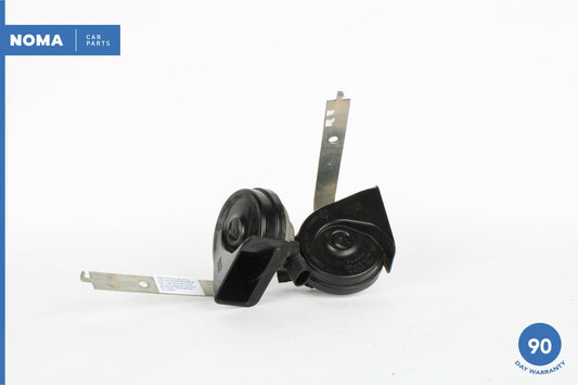 07-13 BMW X5 E70 High & Low Tone Safety Horn w/ Bracket Set of 2 7170944 OEM - photo 1