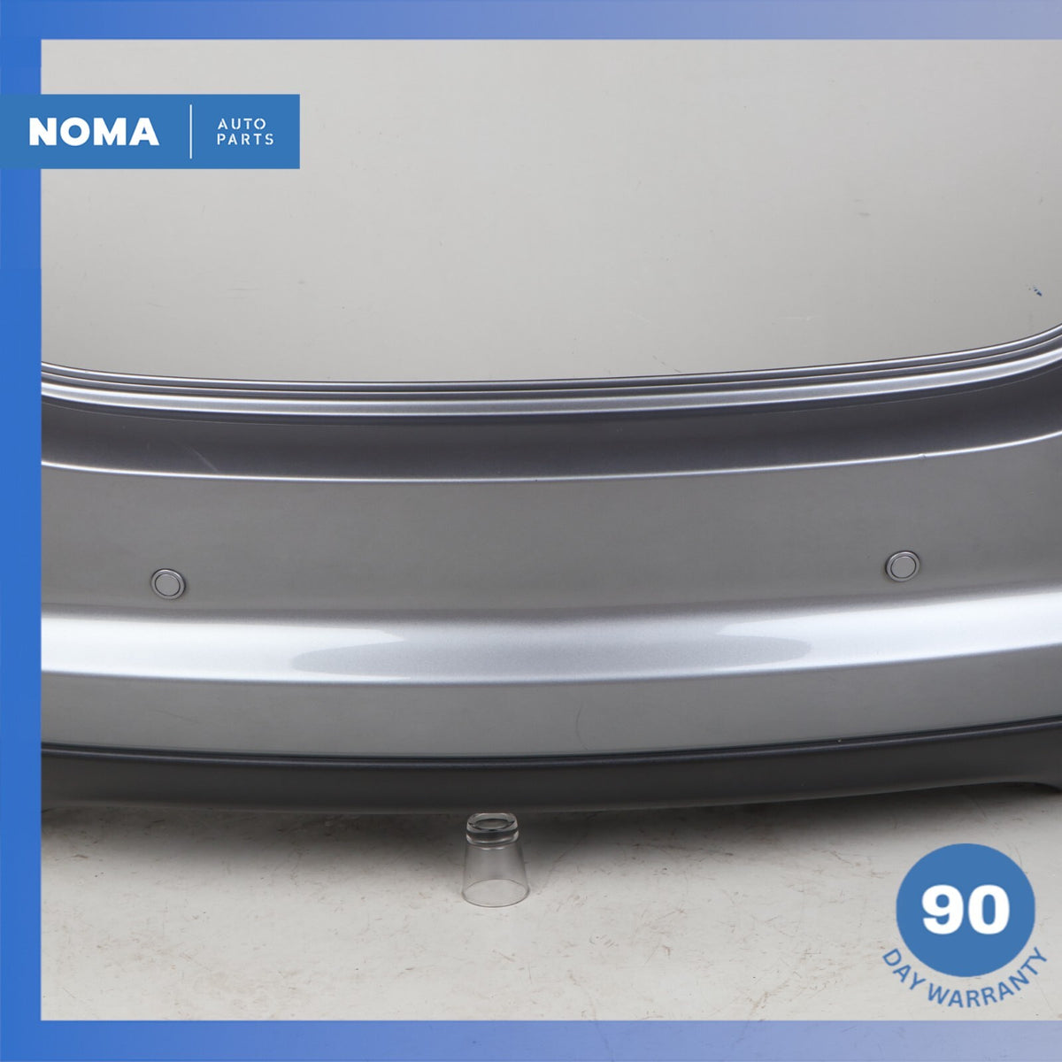 12-15 Jaguar X250 XF Base Rear Bumper Cover Assembly w/Park Assist Grey OEM - photo 9
