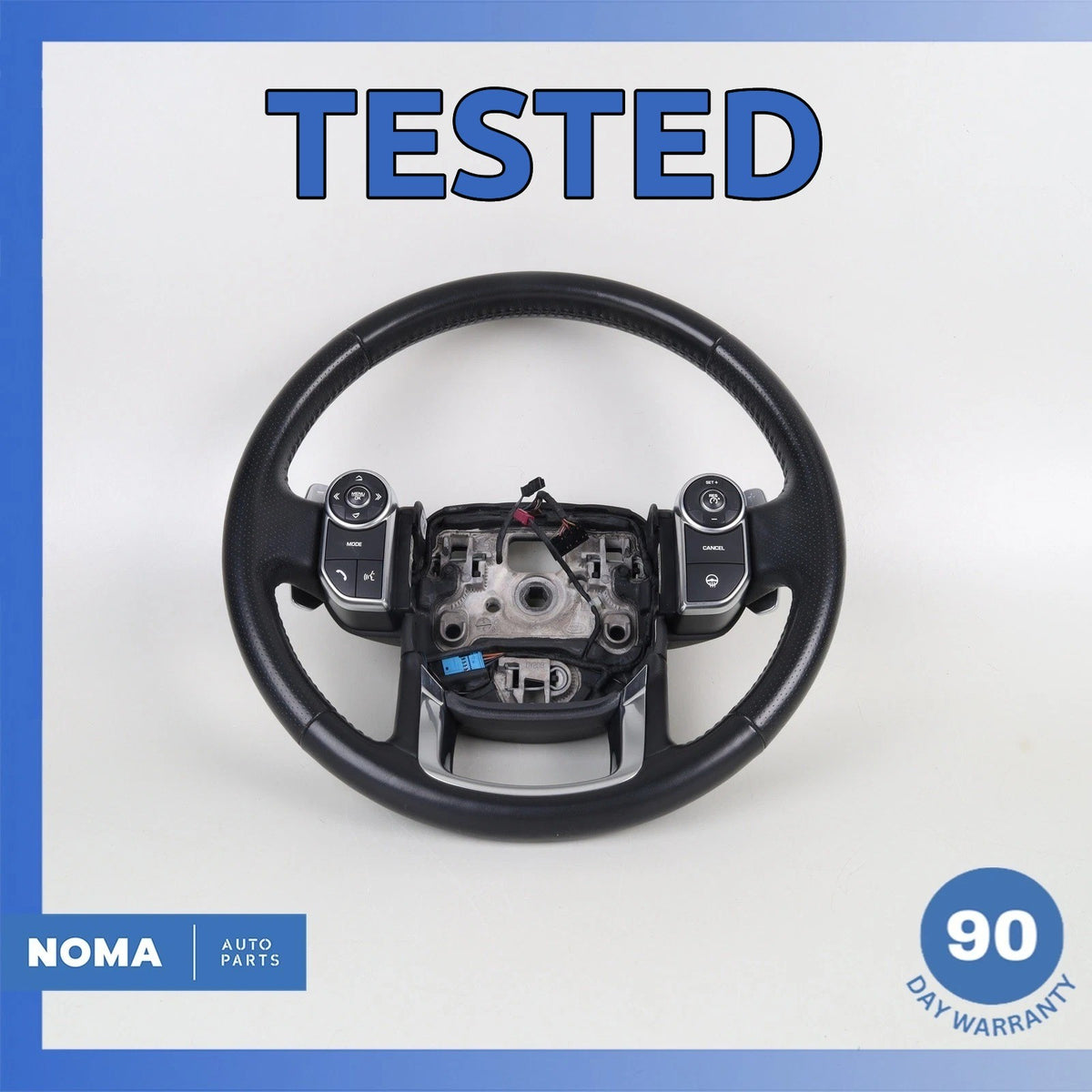 14-22 LR Range Rover Sport L494 Leather Heated Steering Wheel w/ Switches OEM - photo 1