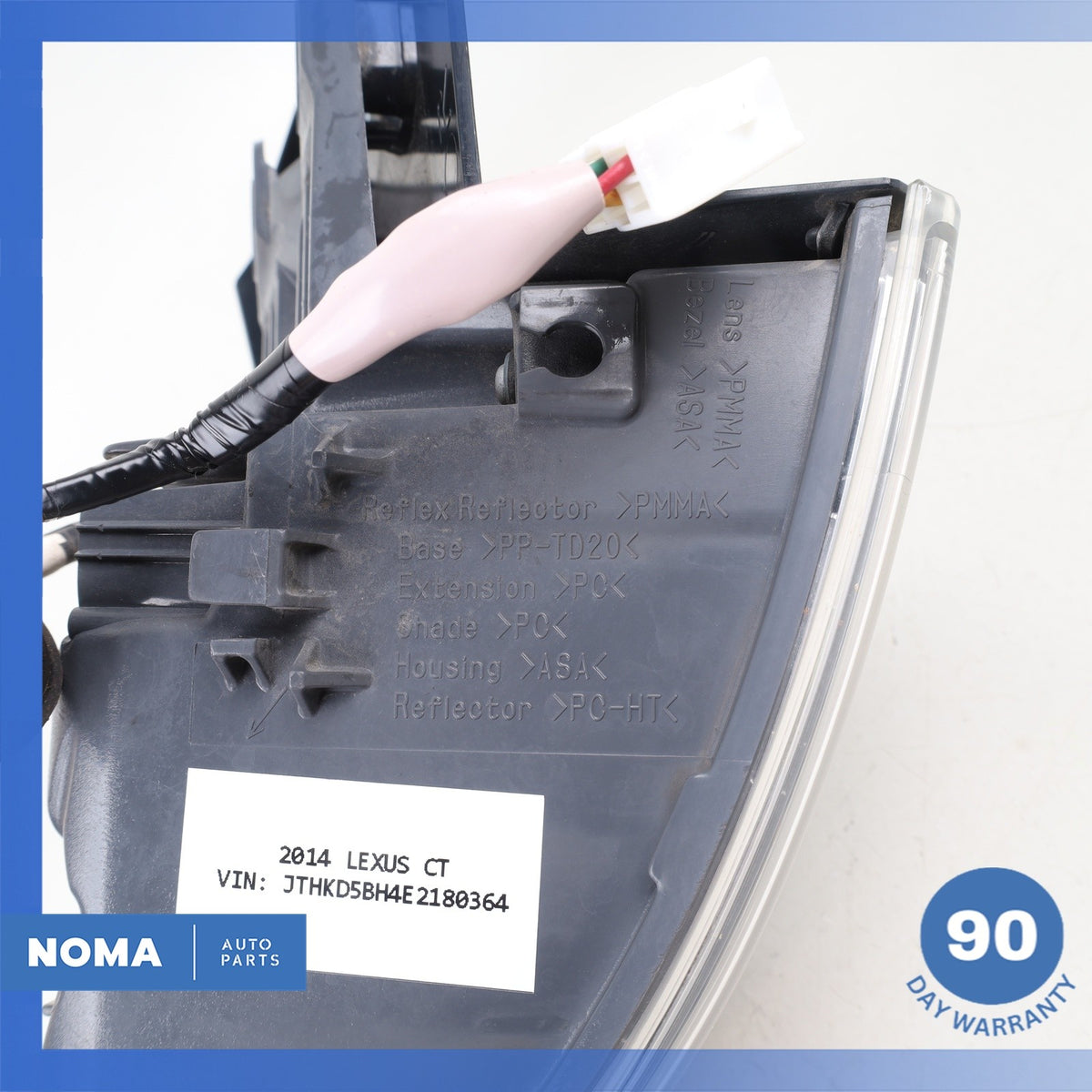 14-17 Lexus ZWA10 CT200h Rear Right Outer Taillight Tail Light Lamp OEM - photo 14