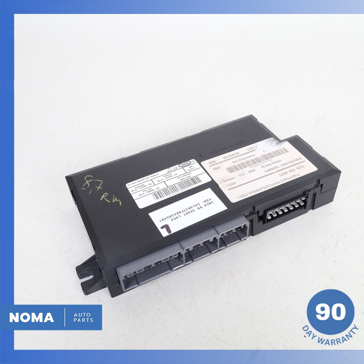 2014 LR Range Rover Sport L494 Front Left Side Seat Control Module Unit OEM - photo 1