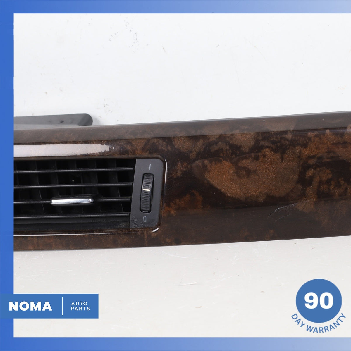 BMW E92 328i 335i Dashboard A/C AC Air Vent Grille Wood Trim Set OEM - photo 6