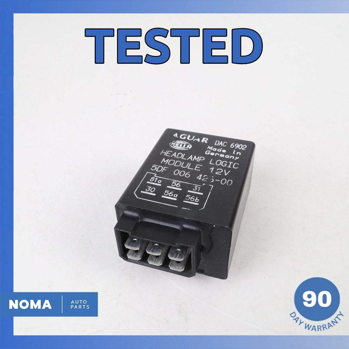 92-96 Jaguar XJS 2+2 Hella Headlight Lamp Logic Module Relay DAC6902 OEM - photo 1