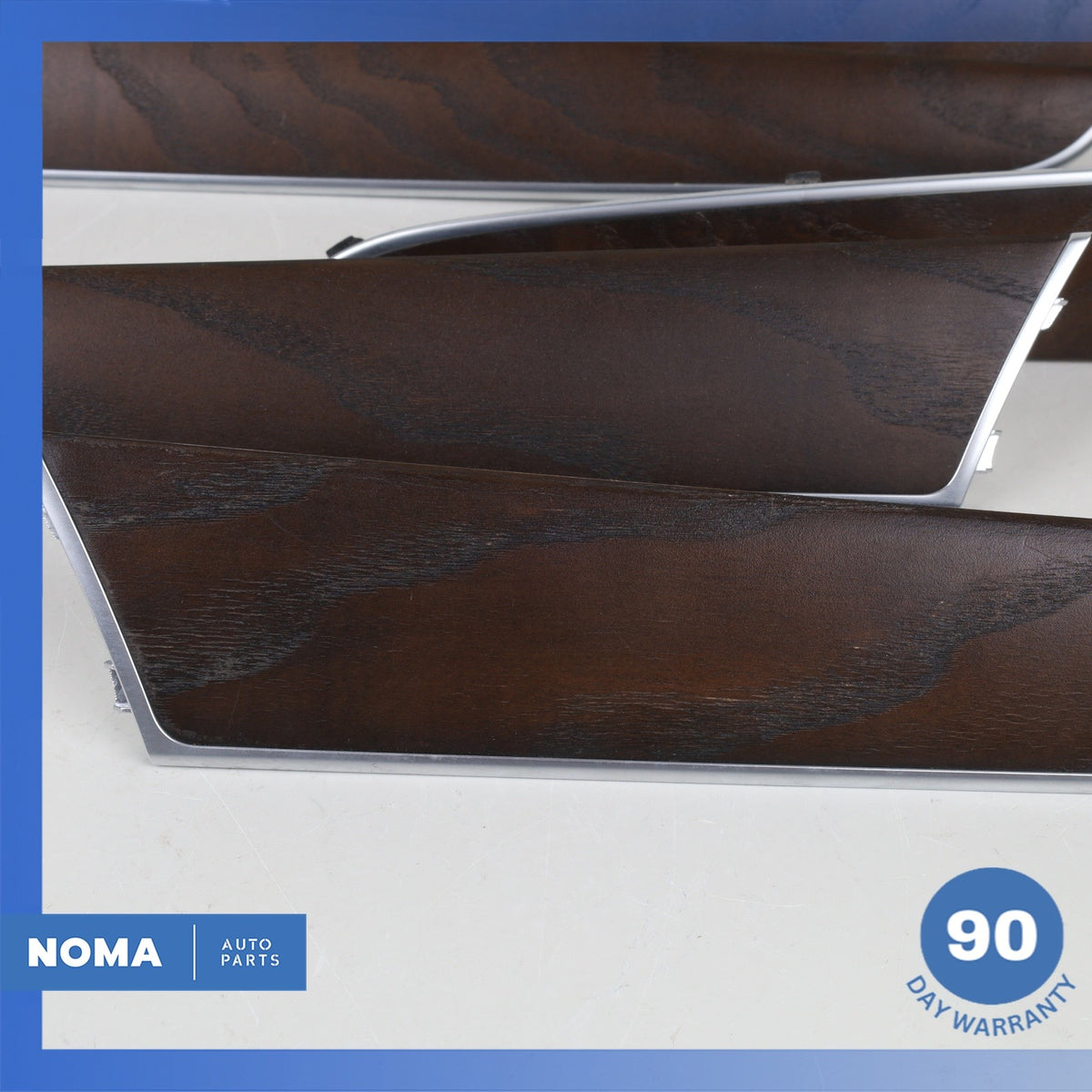 09-17 Audi 8RB Q5 SQ5 Front & Rear Interior Door Panel Molding Trim Wood Set OEM - photo 10