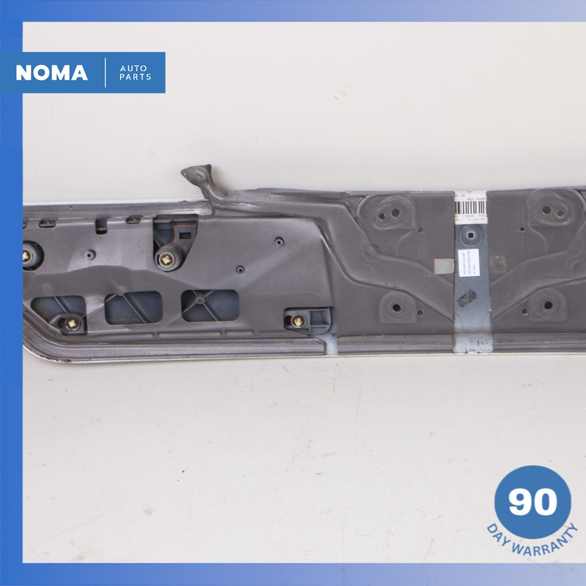 02-05 BMW E66 745Li Rear Trunk Lid License Plate Trim Panel White OEM - photo 11