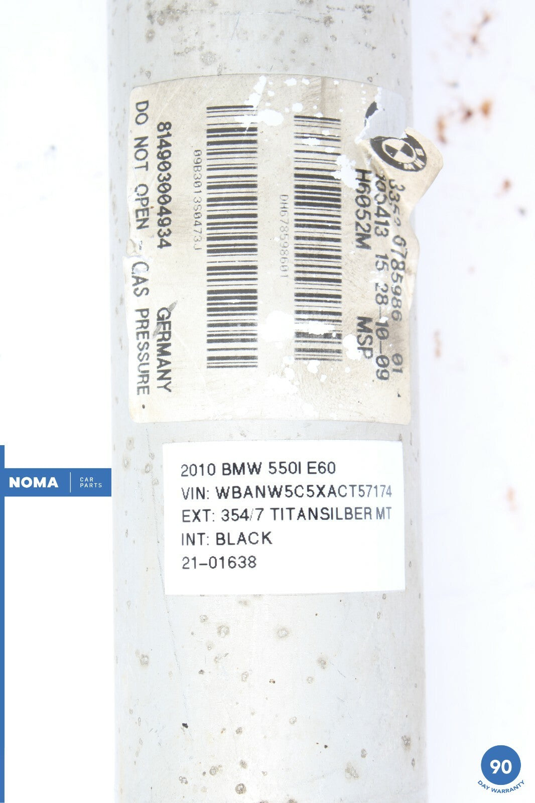 06-10 BMW E60 Rear Left Right Passenger Driver Side Shock Absorber Strut OEM - photo 10