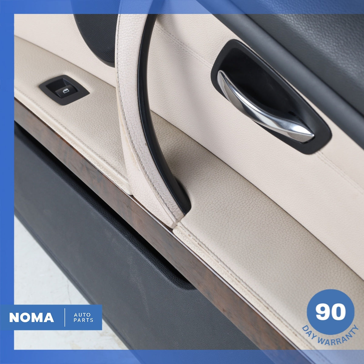 07-13 BMW E93 328i 335i Right Passenger Door Cover Panel Beige/Black OEM - photo 10