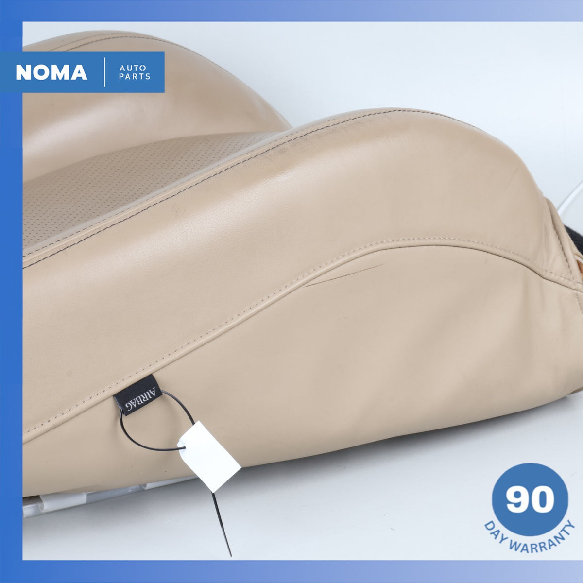 10-15 Jaguar X150 XK XKR Front Right Passenger Upper Seat Cushion Beige OEM - photo 10