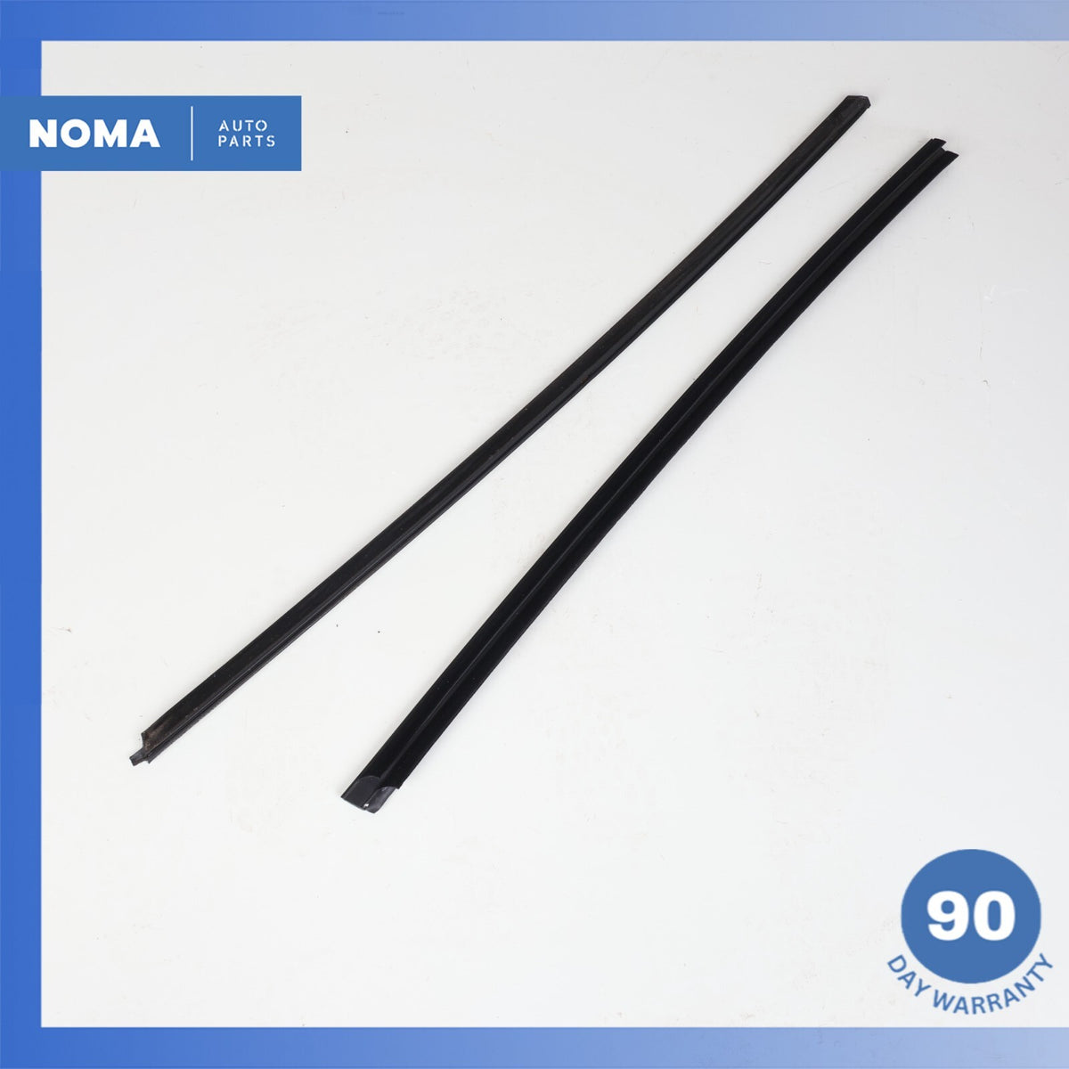 07-15 Jaguar X150 XK XKR Front Right Side Door Window Molding Seal Set OEM - photo 5