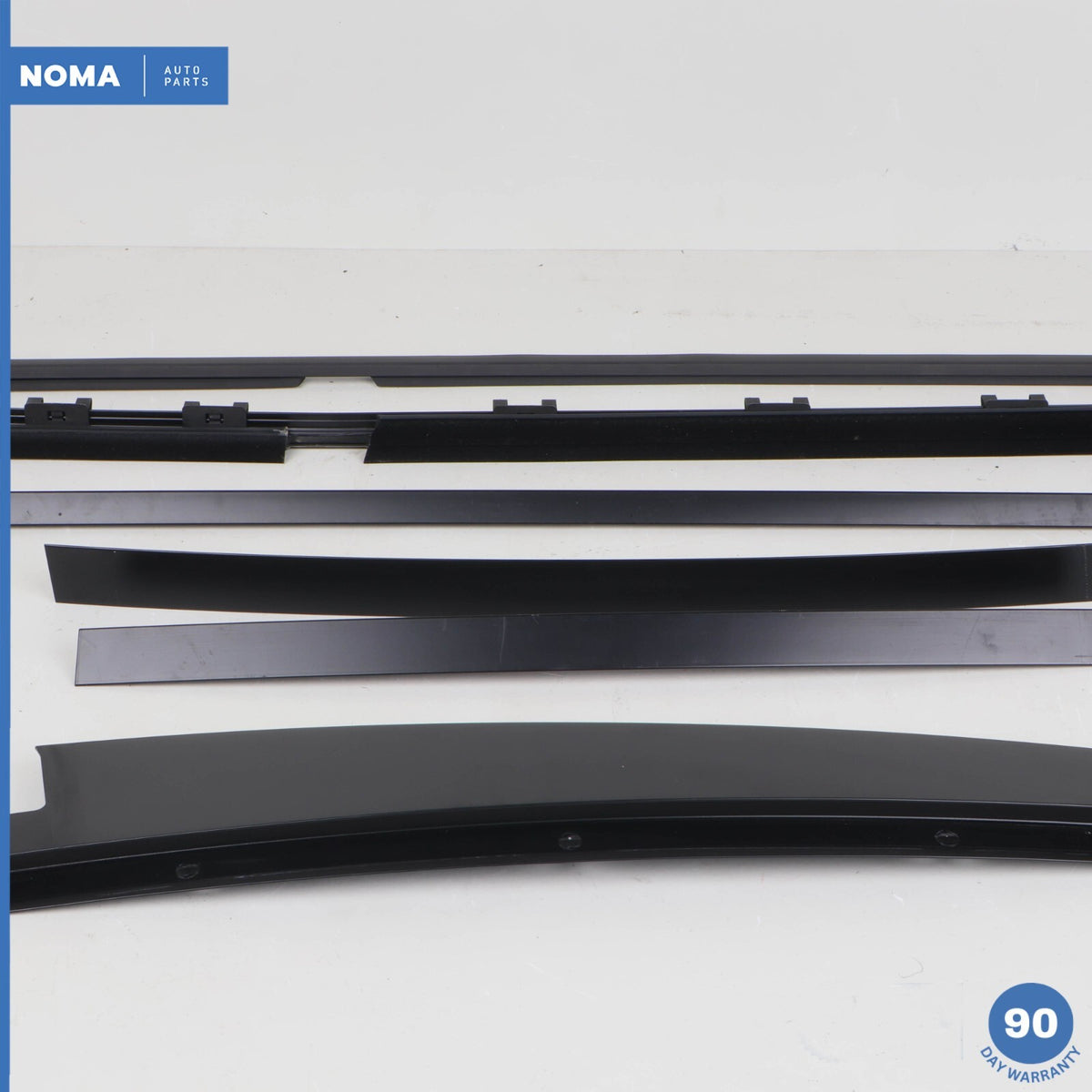 03-12 Range Rover L322 Rear Left Outer Door Window Molding Frame Set w/ Seal OEM - photo 3