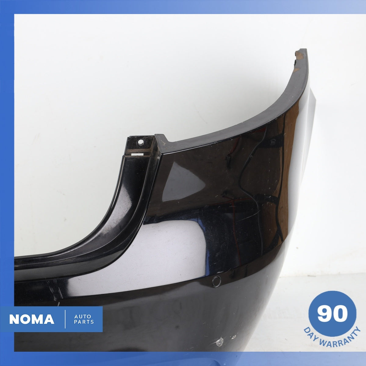 16-20 Jaguar X260 XF Base Rear Bumper Cover Panel Black T2H4208 OEM - photo 2