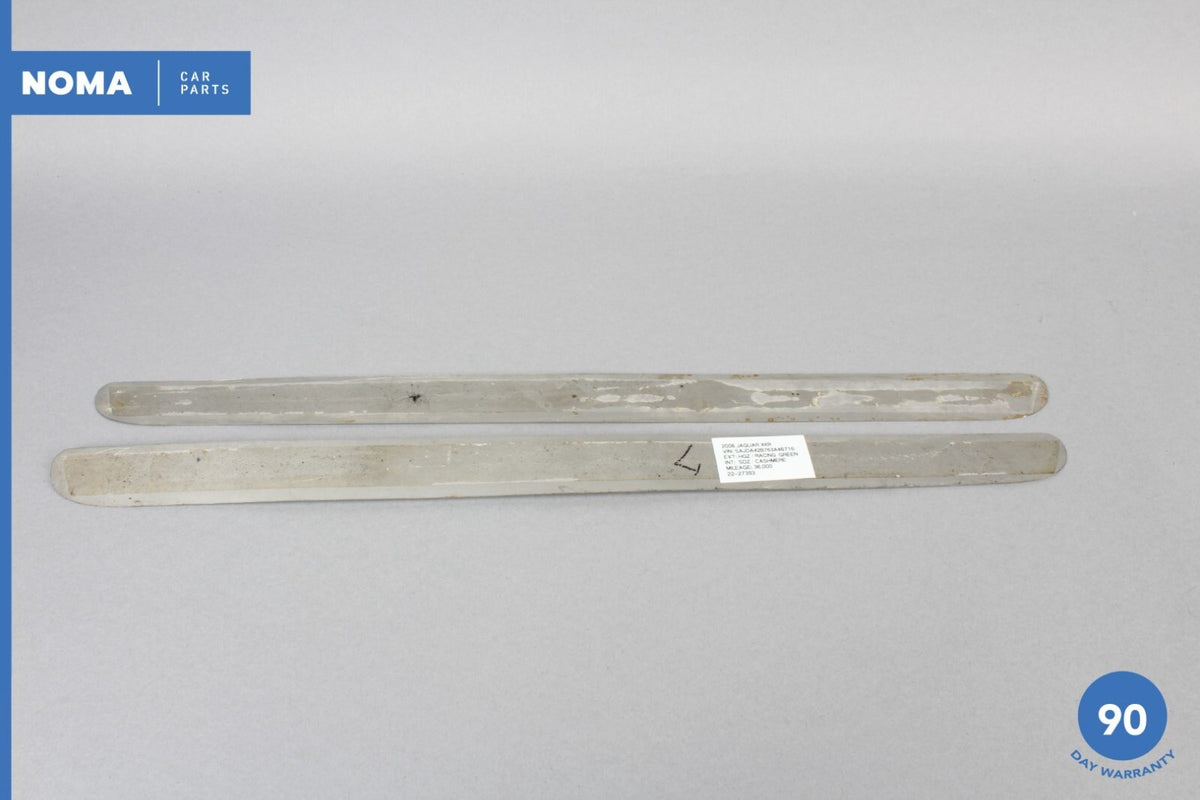 2006 Jaguar XKR X100 Front Left and Right Side Scuff Tread Panel Trim Set OEM - photo 7