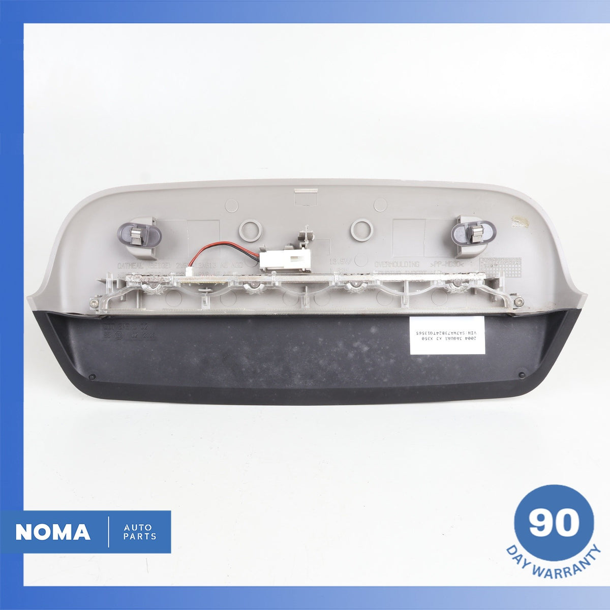 Jaguar X350 XJR XJ8 VDP Rear Third Lamp Light w/ Trim Gray OEM - photo 5