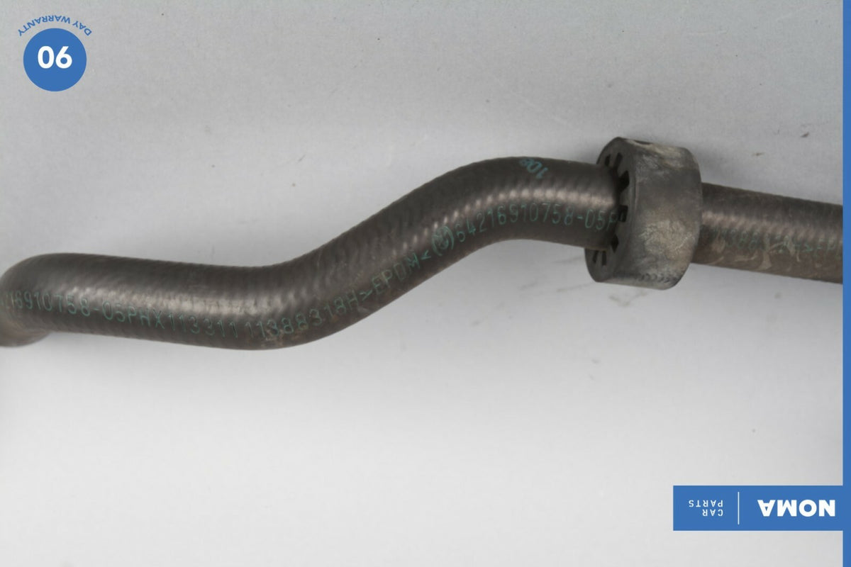 04-10 BMW 535xi E60 E61 HVAC Heater Control Valve Hose Tube Pipe 6910757 OEM - photo 3