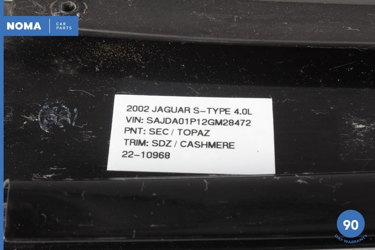 00-02 Jaguar S-Type X200 Rear Right Side Outer Door B-Pillar Molding Black OEM - photo 9