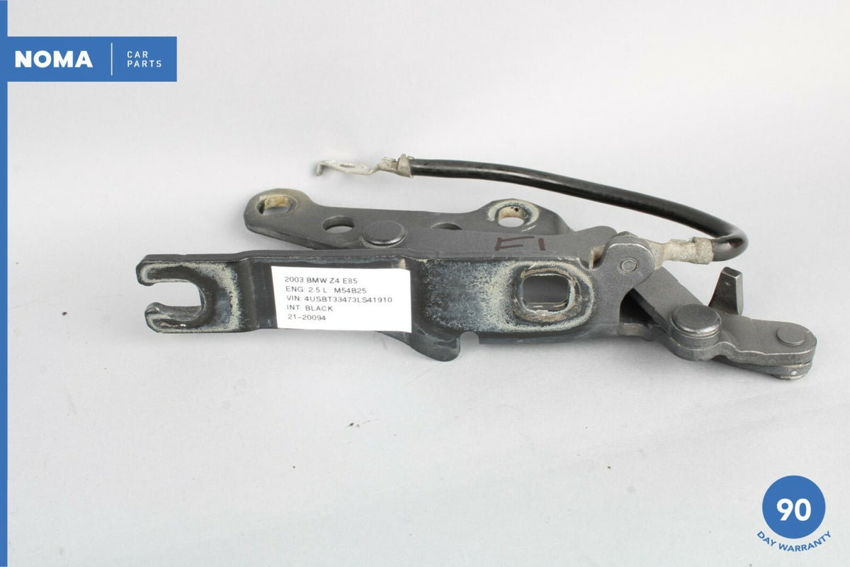 02-08 BMW Z4 E85 E86 Front Left Driver Side Hood Bonnet Hinge w/ Cable OEM - photo 9