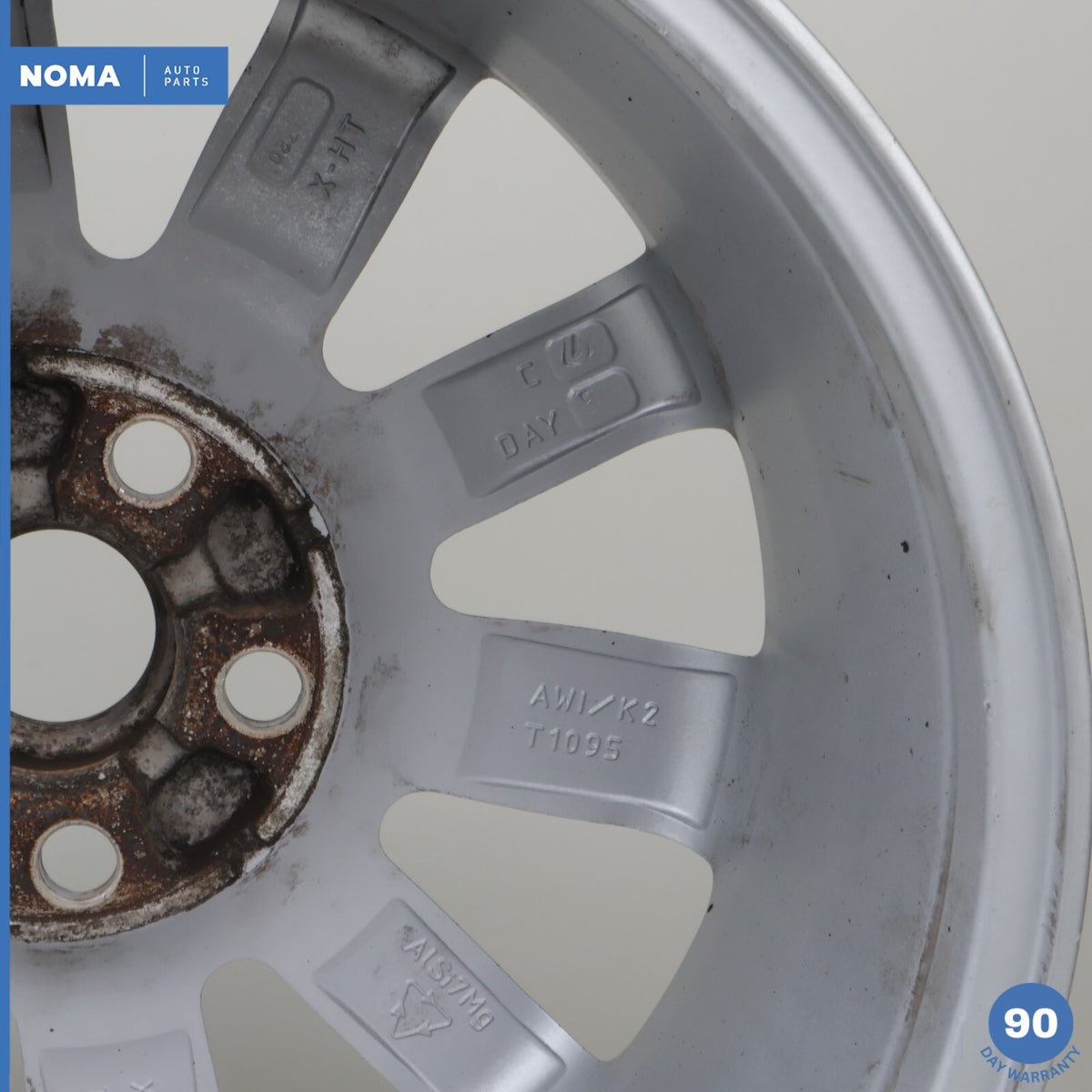 01-05 Jaguar S-Type X200 7.5Jx16 16" Spirit 10 Spoke Alloy Road Wheel Rim OEM - photo 12
