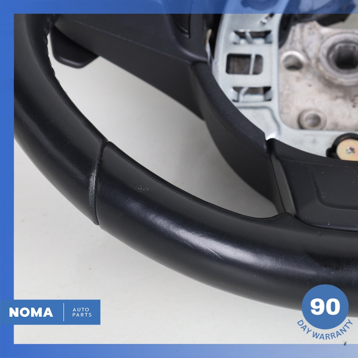 16-21 Jaguar X760 XE F-Pace XF Steering Wheel w/ Paddle Shifters Black OEM - photo 6