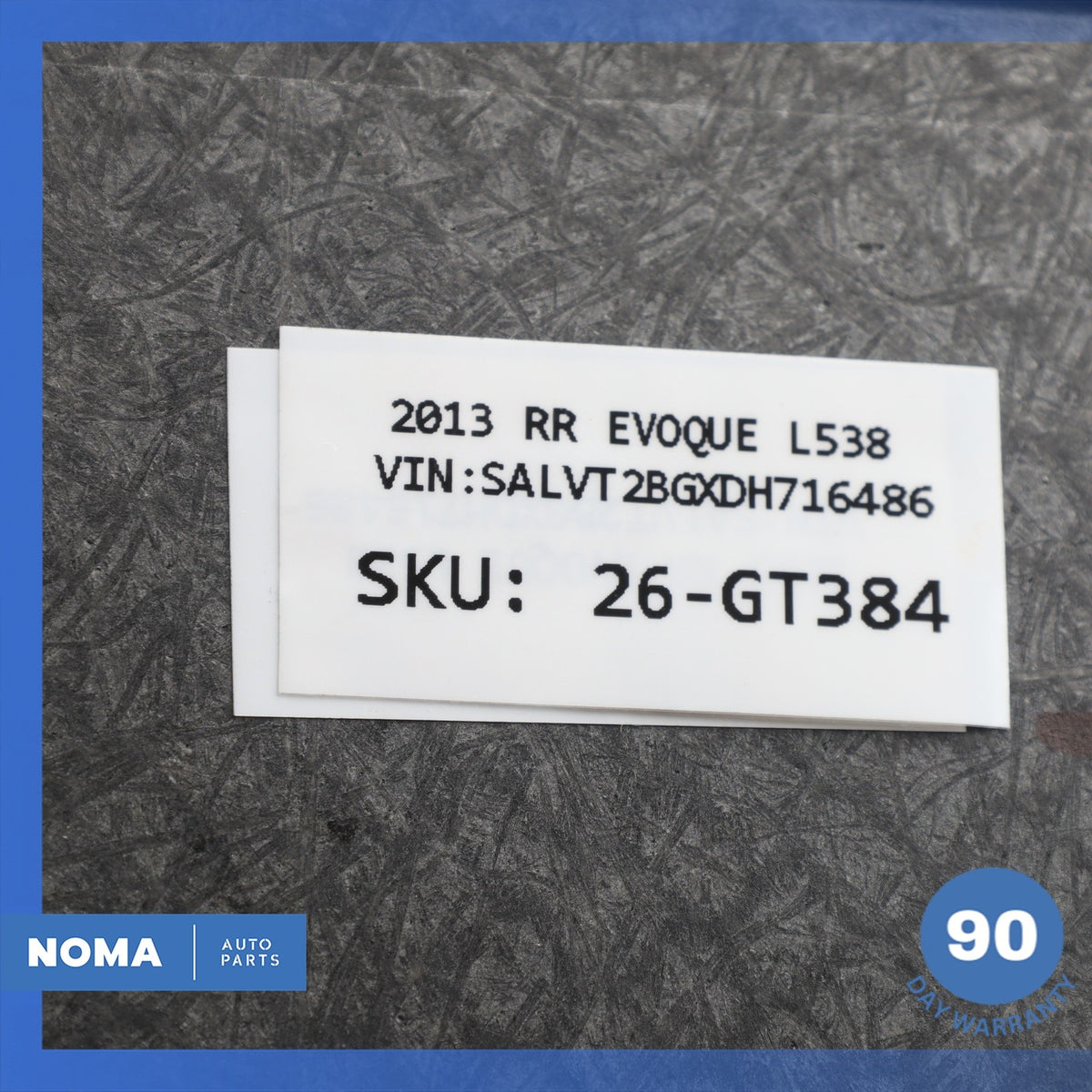 12-19 Range Rover Evoque L538 Rear Back Trunk Boot Cargo Floor Carpet Cover OEM - photo 14