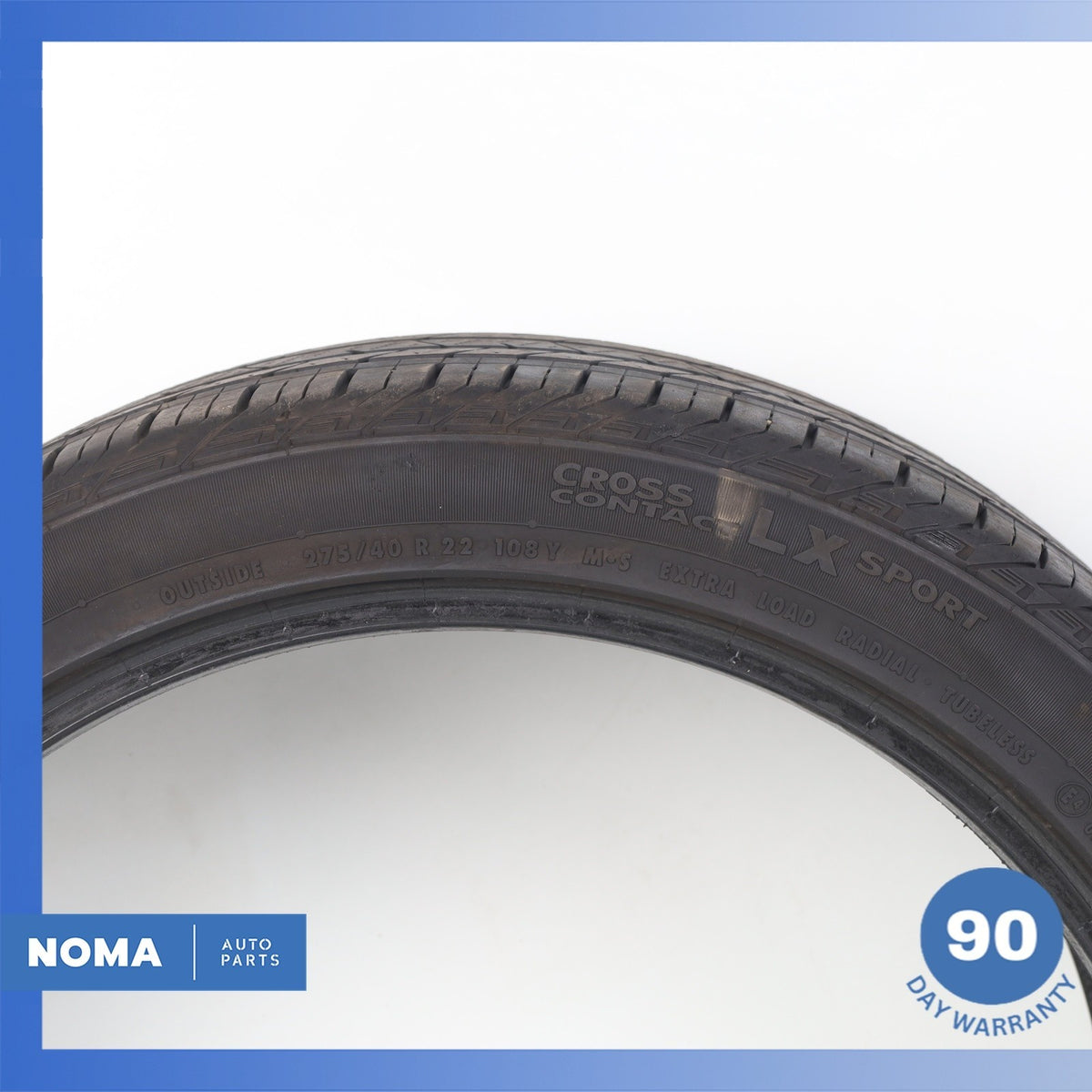 275/40R22 Continental Crosscontact LX Sport 275 40 22 108Y 4.5/32" XL Set Of 2 - photo 9