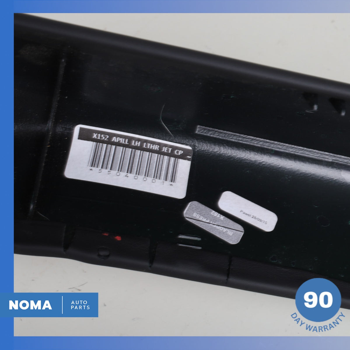 14-24 Jaguar X152 F-Type Coupe Left Driver A Pillar Cover Trim Black OEM - photo 12