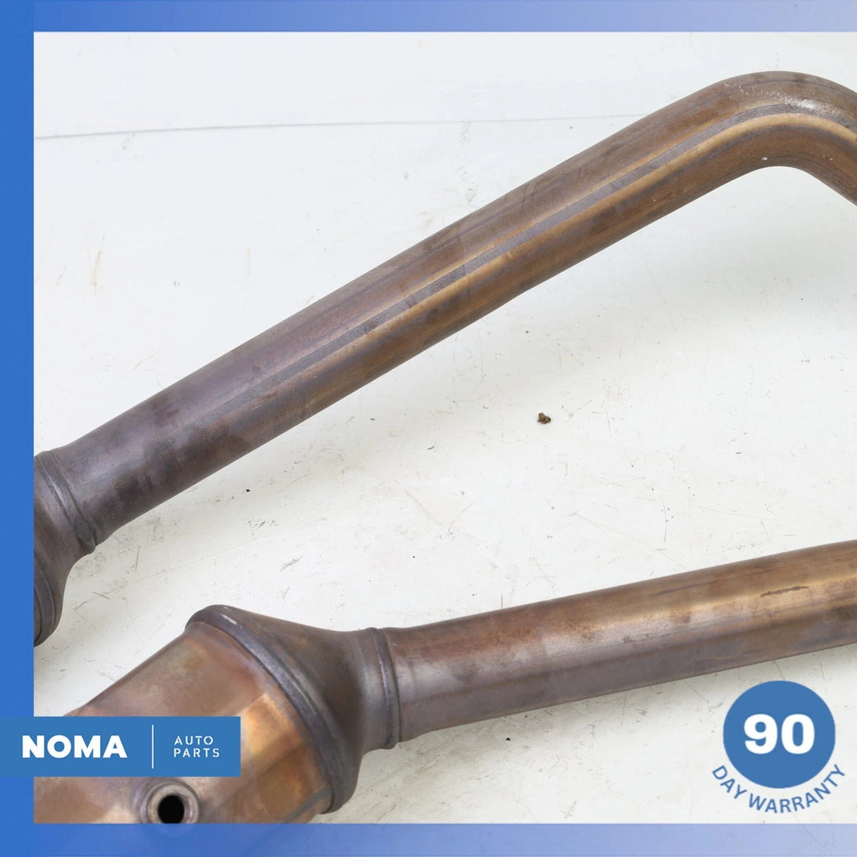16-19 Jaguar X351 XJL XJ 3.0L Left & Right Side Exhaust Downpipe Set OEM 65k - photo 5