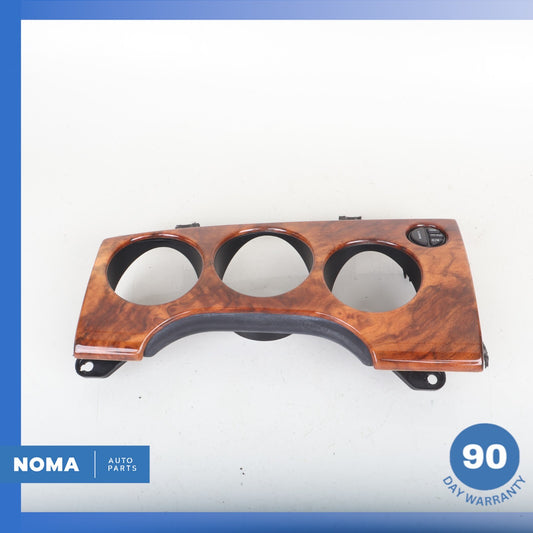 97-06 Jaguar X100 XK8 Left Side Dash Instrument Cluster Bezel w/ Switch Wood OEM - photo 1