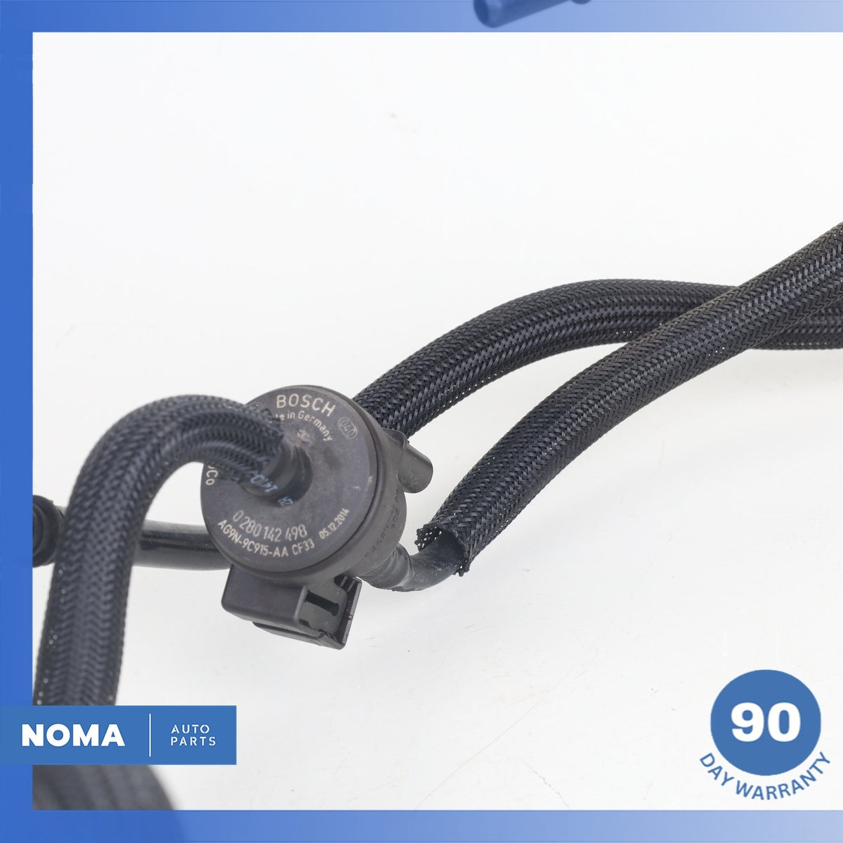 13-15 Jaguar X250 XF Fuel Gas Feed Line Hose Pipe w/ Valve OEM - photo 5