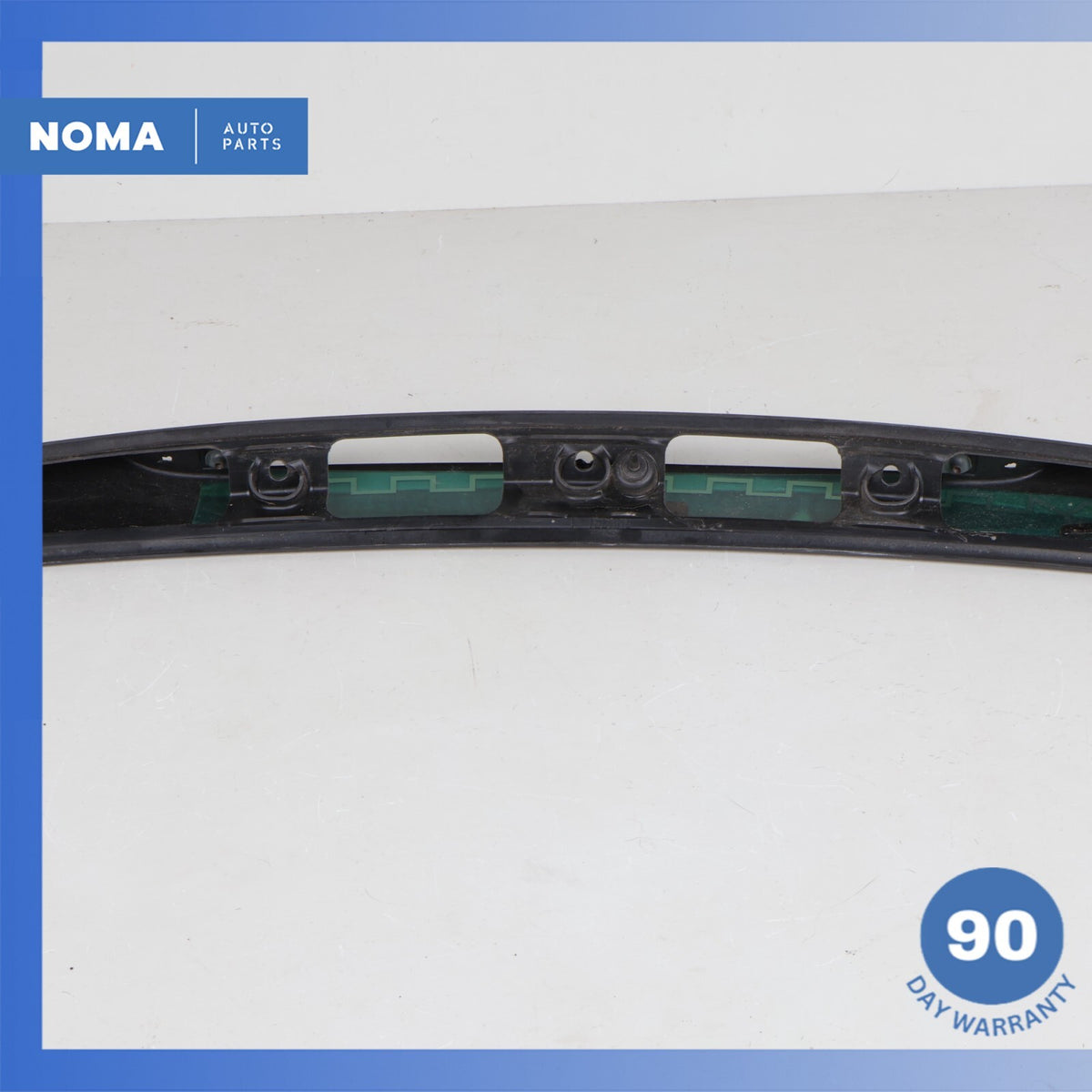 07-15 Jaguar X150 XK XKR Trunk Lid Molding Trim Spoiler Wing Ebony Black OEM - photo 9