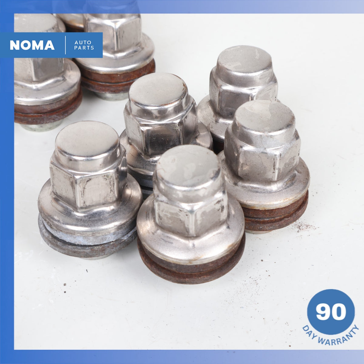 07-15 Jaguar X150 XK XKR Wheel Lug Nuts Bolts Set of 20 1X431012AA OEM - photo 2