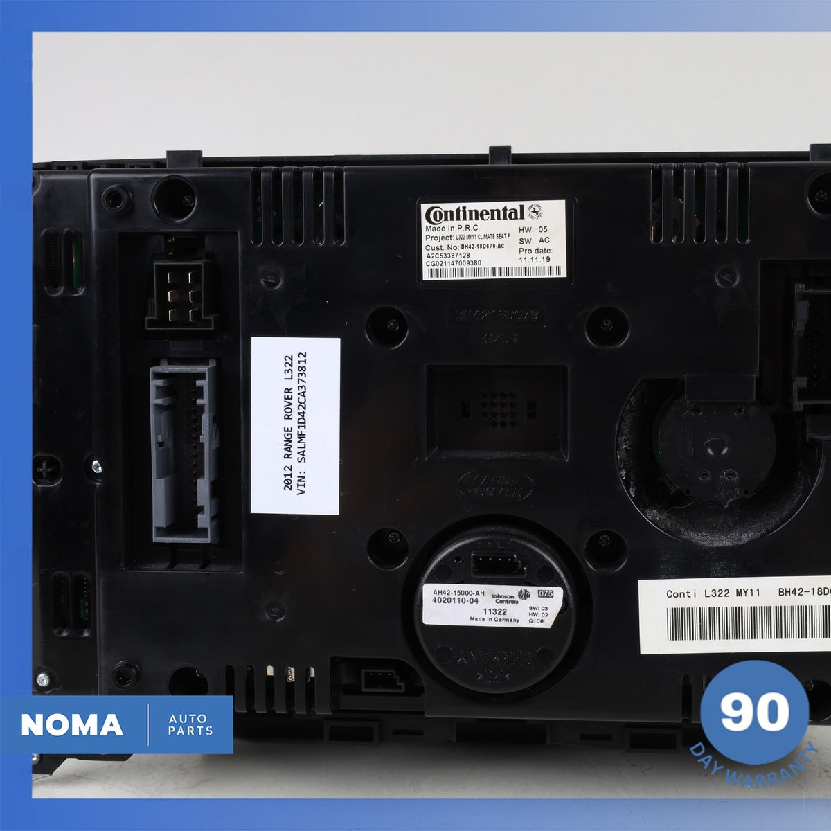 10-12 Land Rover Range Rover L322 Front A/C AC Heater Climate Control Switch OEM - photo 11