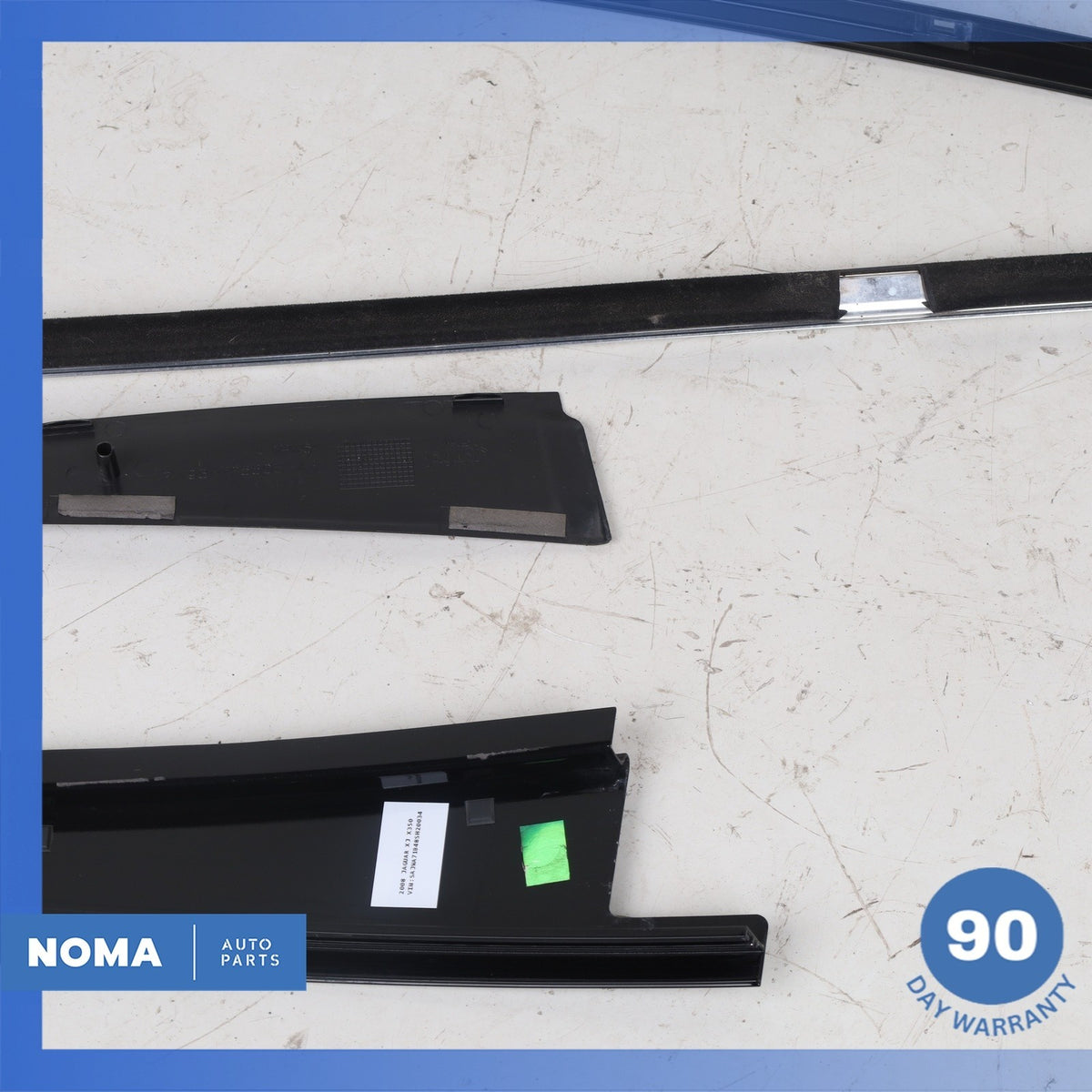 04-09 Jaguar X358 XJ8 XJR Rear Left Driver Door Top Exterior Molding Set OEM - photo 13