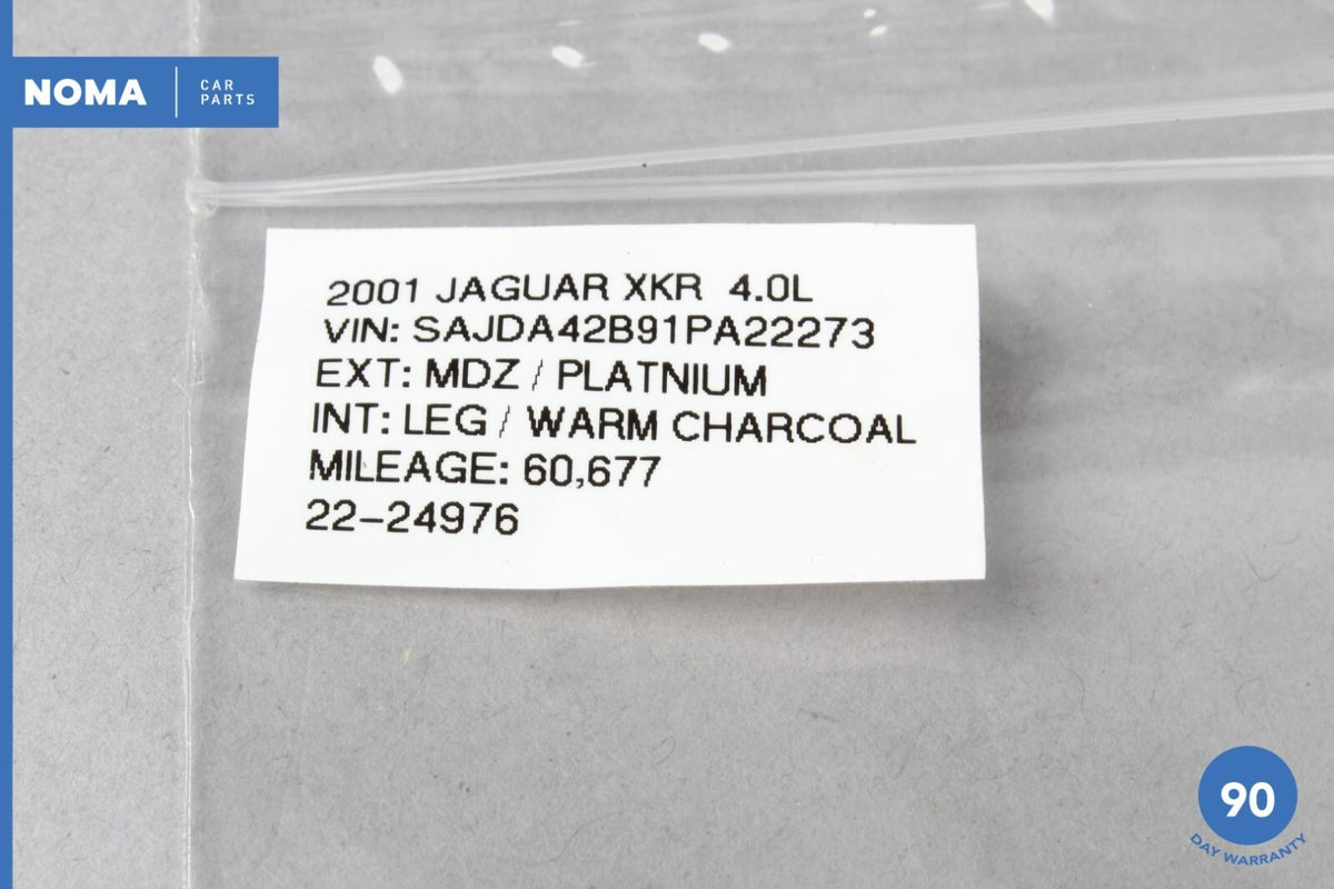 97-06 Jaguar XKR X100 Rear Left Side Shoulder Seat Belt Trim Bezel Black LEG OEM - photo 11