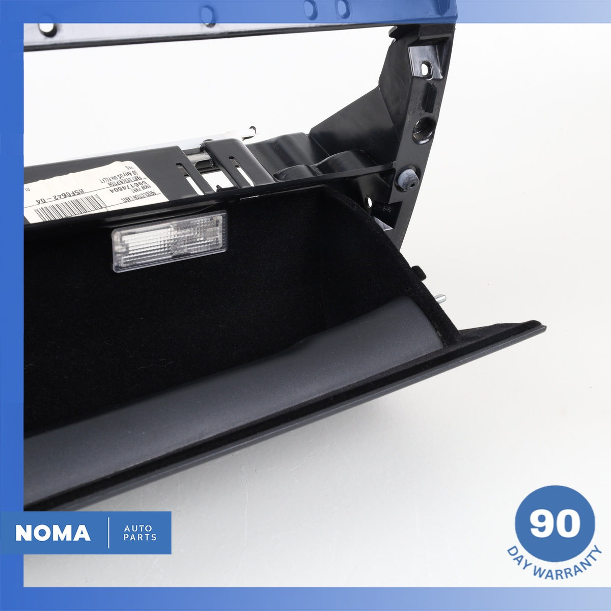 03-08 BMW E85 Z4 Dashboard Glovebox Glove Box Storage Compartment Black OEM - photo 9