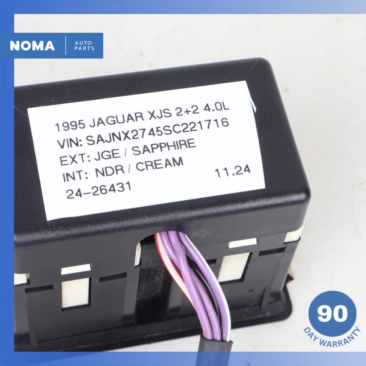 92-96 Jaguar XJS Series 3 Courtesy Light Switch Module Block DAC10200 OEM - photo 6
