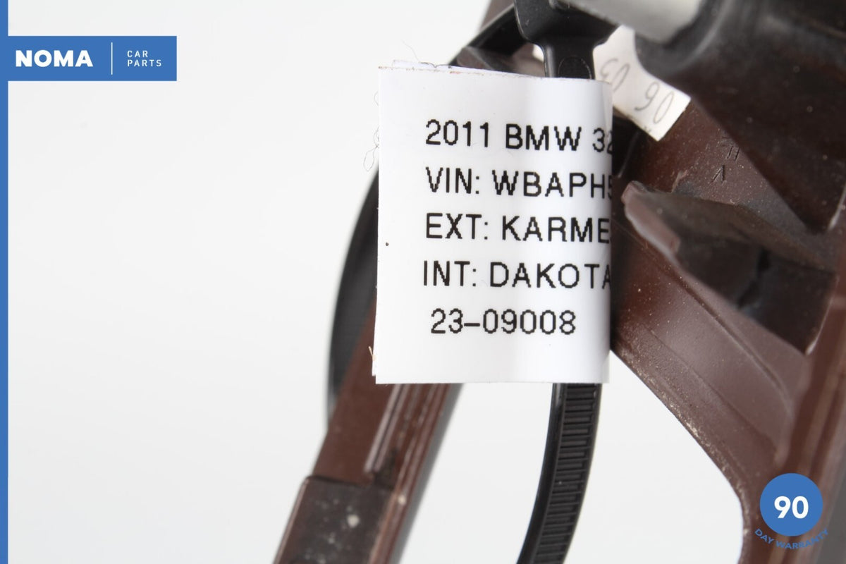 07-12 BMW 328i E90 Front Left Driver Side Dashboard Molding Wood Walnut OEM - photo 14