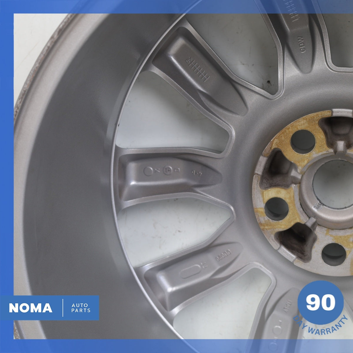 14-22 LR Range Rover Sport L494 Silver Sparkle 9.5 x R20 20" Wheel Rim OEM - photo 17