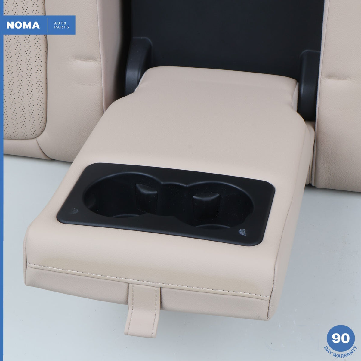 16-20 Jaguar X260 XF Rear Left & Right Upper Seat Cushion Set Beige OEM - photo 11