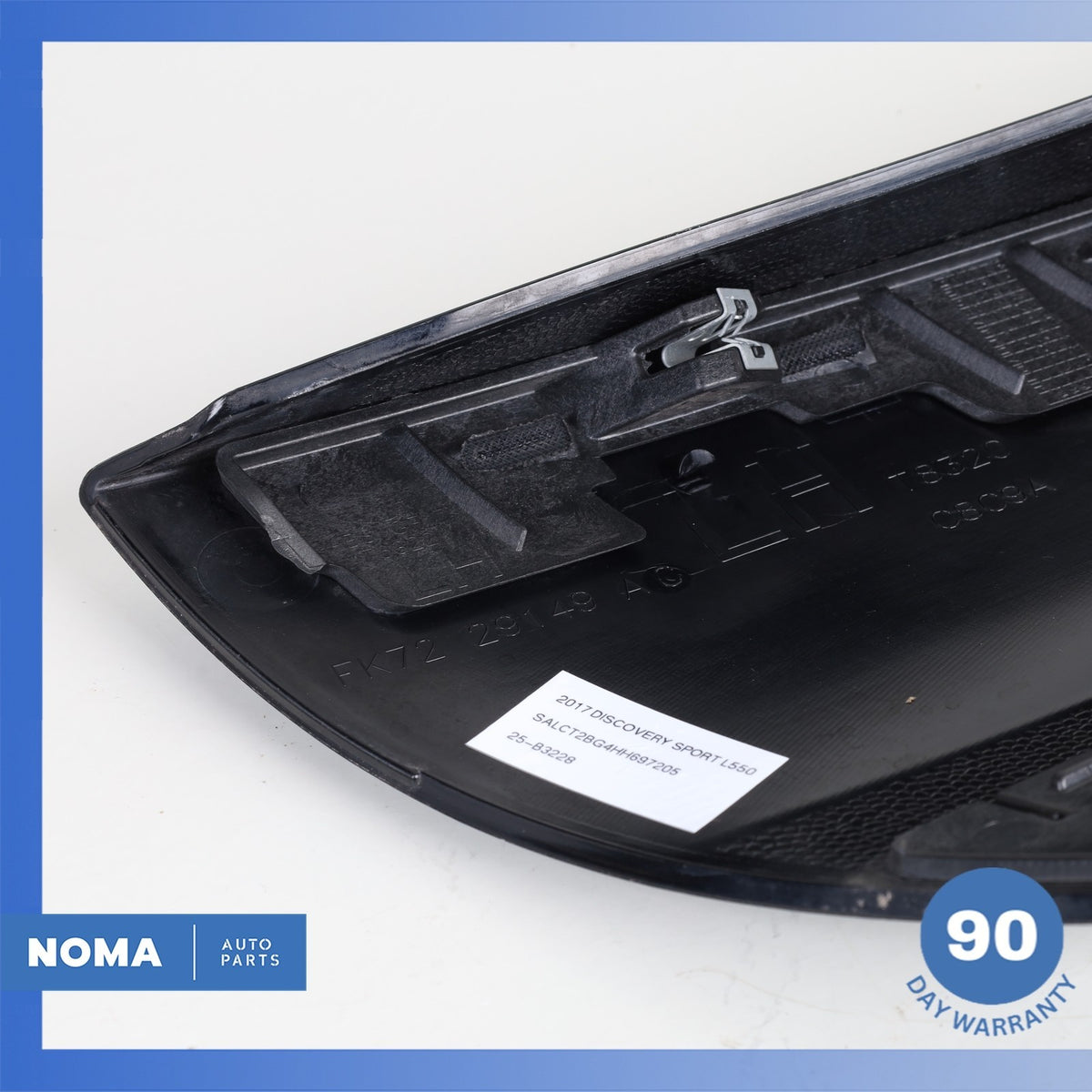 15-23 LR Discovery Sport L550 Rear Left Driver Exterior D-Pillar Molding OEM - photo 7