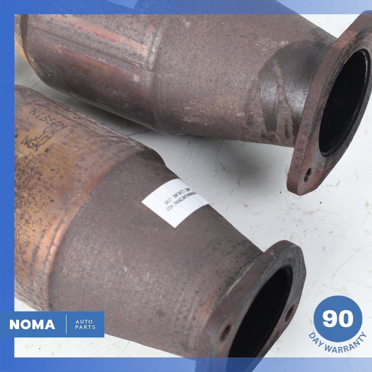 16-19 Infiniti Z62 QX80 5.6 Left & Right Exhaust Downpipe Set 200A05ZM0E OEM 82k - photo 5
