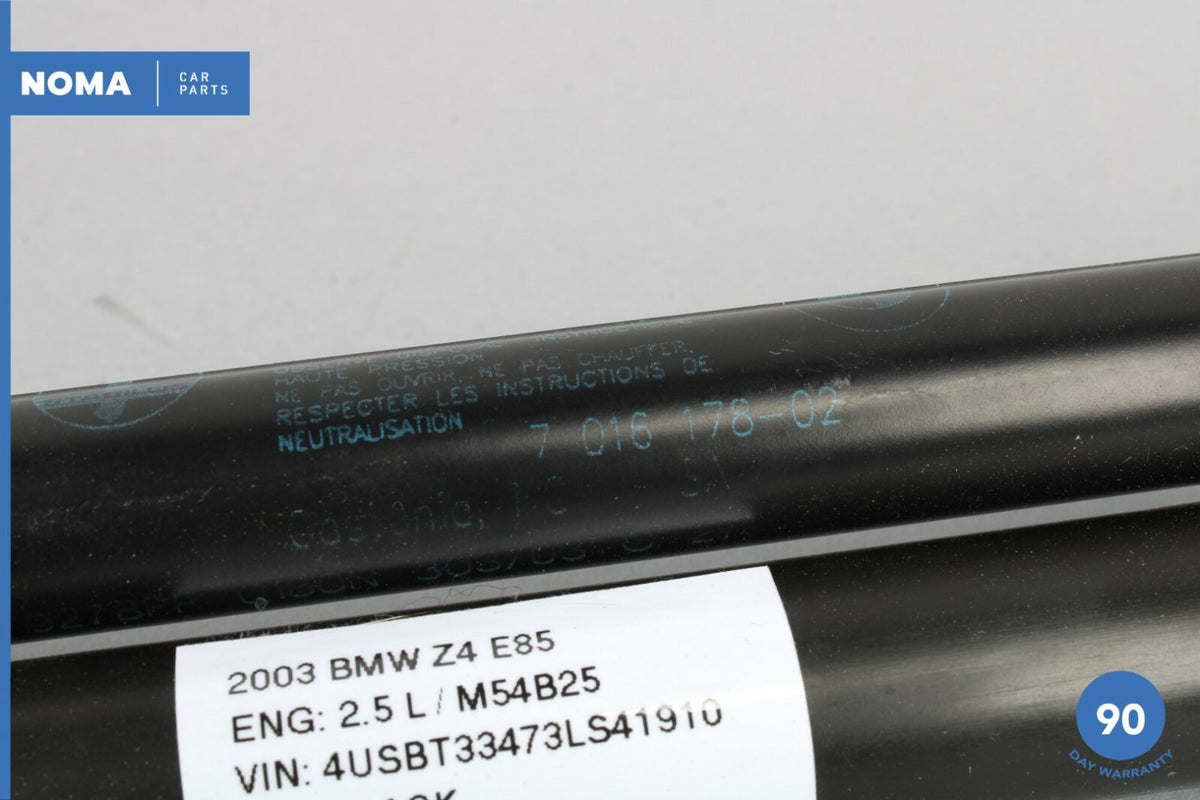 03-08 BMW Z4 E85 E86 Right & Left Hood Bonnet Lid Lift Strut Set 7016178 OEM - photo 6