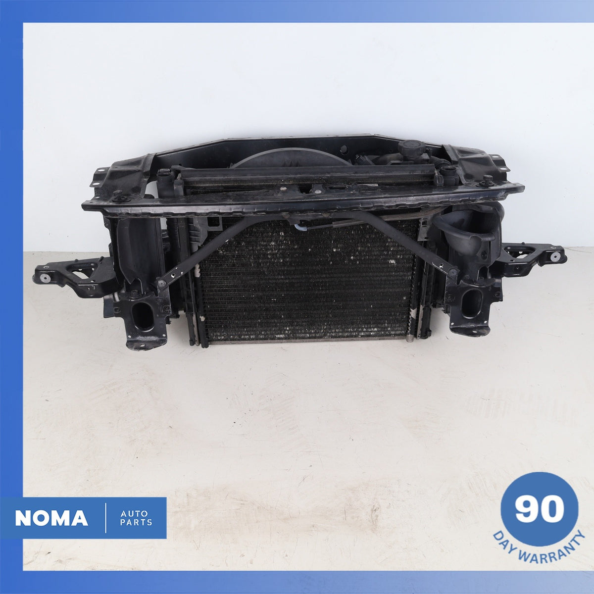 03-08 BMW E85 E86 Z4 Engine Motor Radiator Support Frame Assembly w/ Fan OEM - photo 6