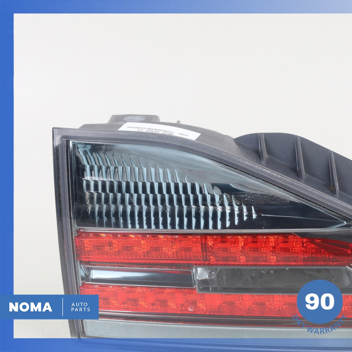 Lexus ZWA10 CT200h Rear Left Taillight Tail Light Lamp Inner 81591-76020 OEM - photo 5