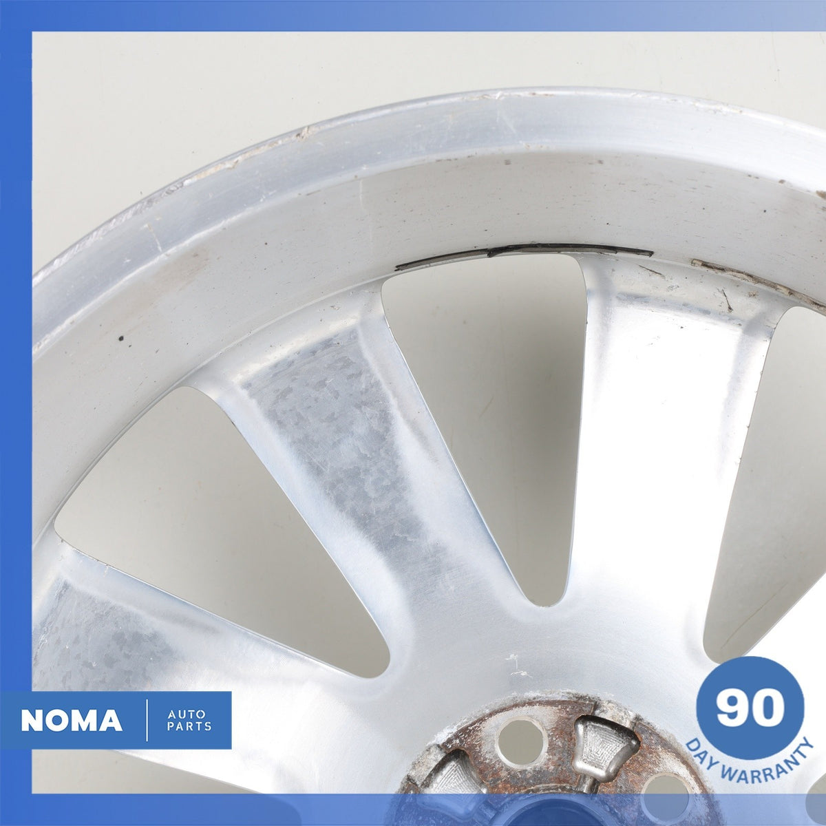 17-24 Jaguar X761 F-Pace Turbine 9 x R22 22" Wheel Rim Chrome OEM - photo 14