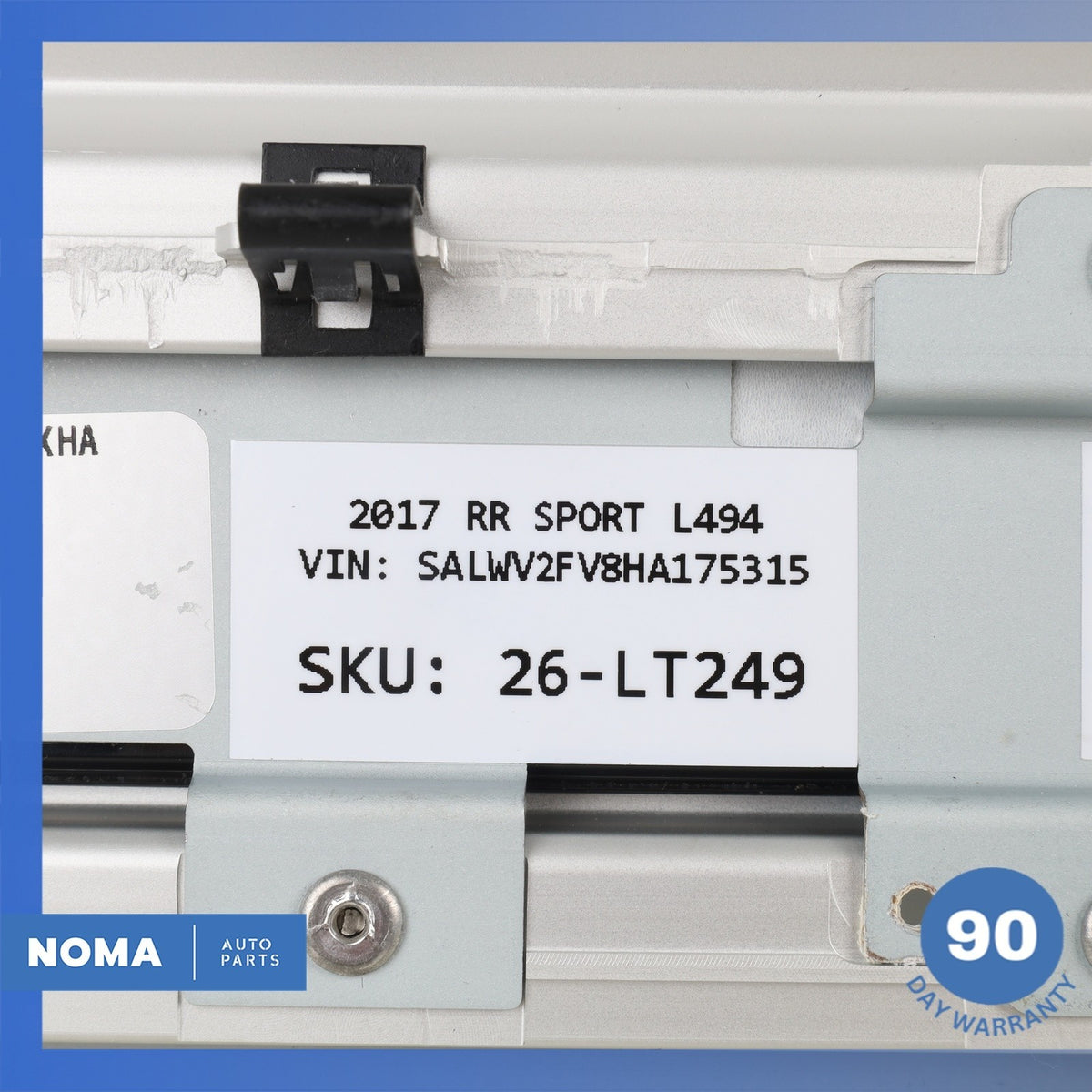 13-22 Range Rover L494 Illuminated Rear Left Side Door Tread Scuff Plate OEM - photo 10