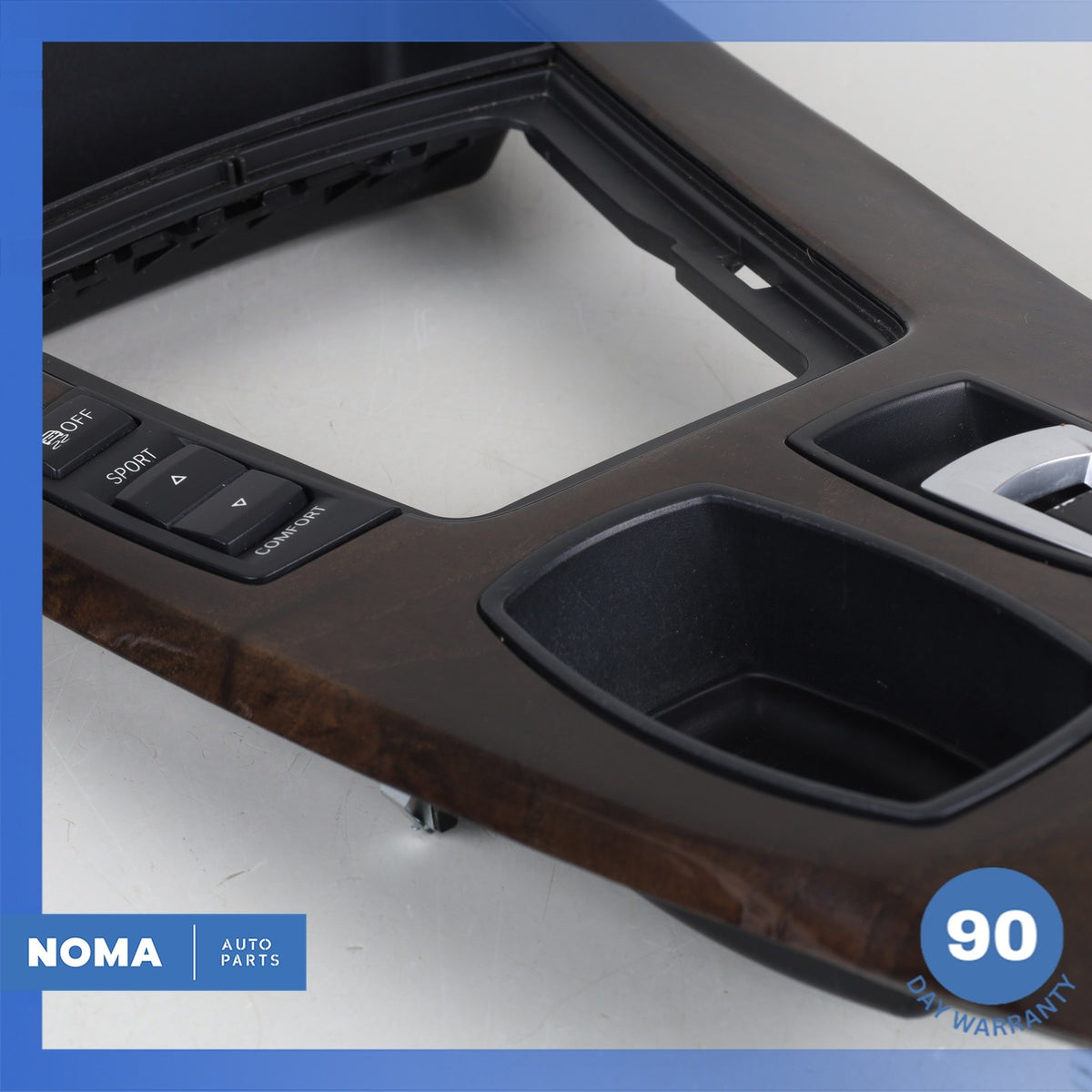 12-16 BMW E89 Z4 Center Console Switch Cover Panel Trim Wood  OEM - photo 7