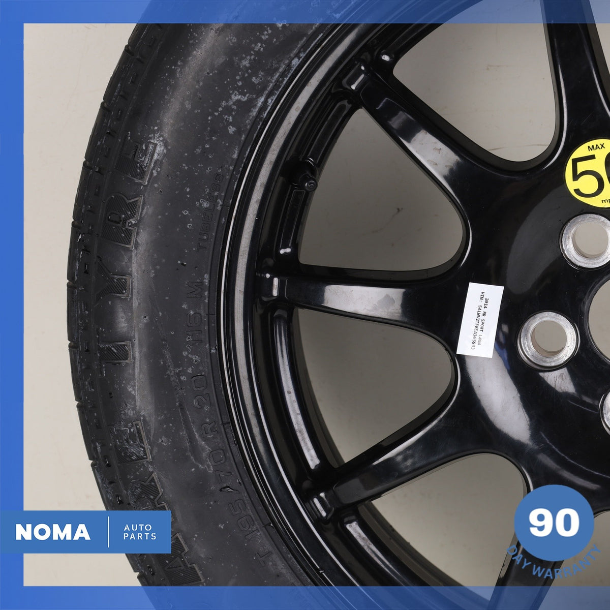 13-23 Range Rover Sport L494 Emergency Spare Tire Wheel Donut Rim 195 70 20" OEM - photo 6